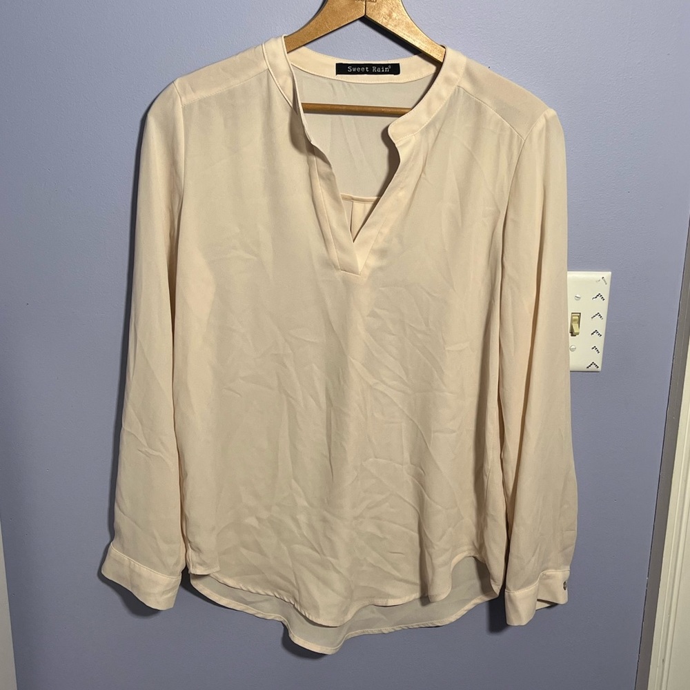 🦋Sweet Rain sheer blouse🦋